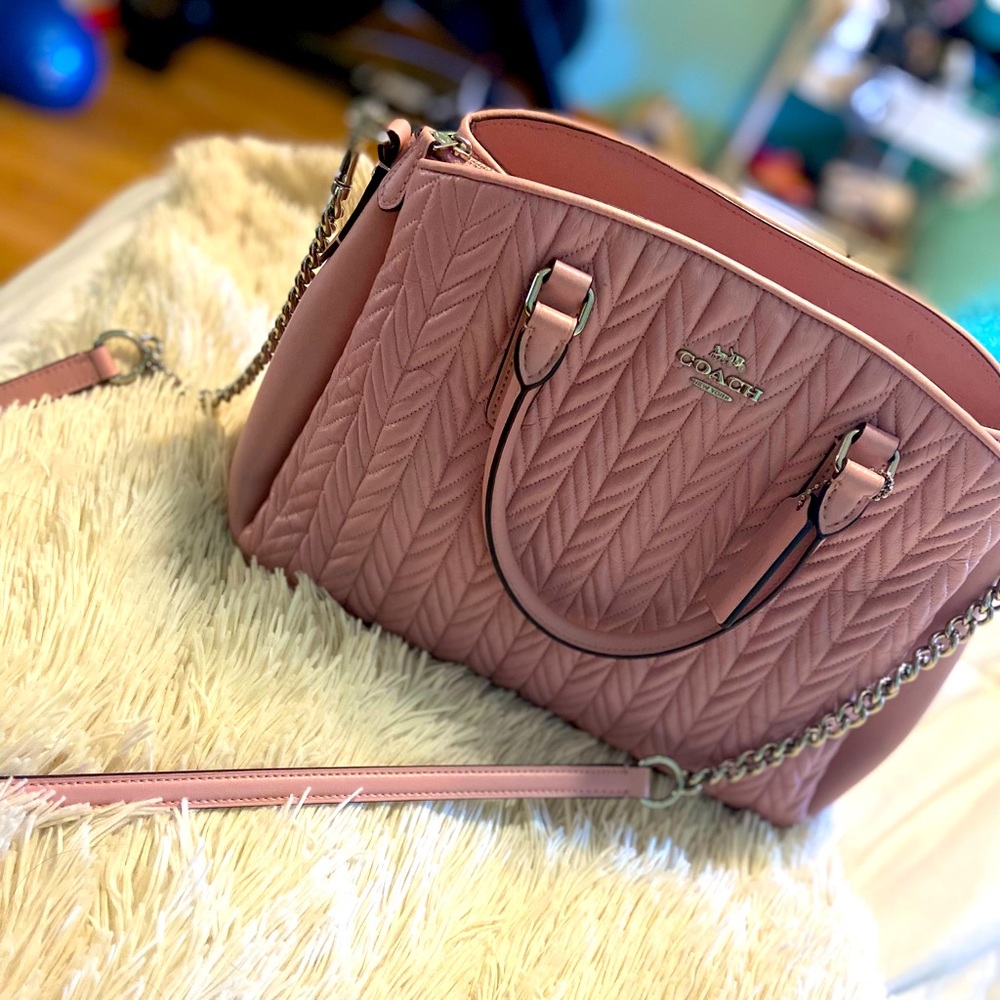 Coach pink bag